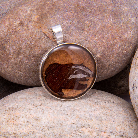 Mr Badger Pendant (#1195)